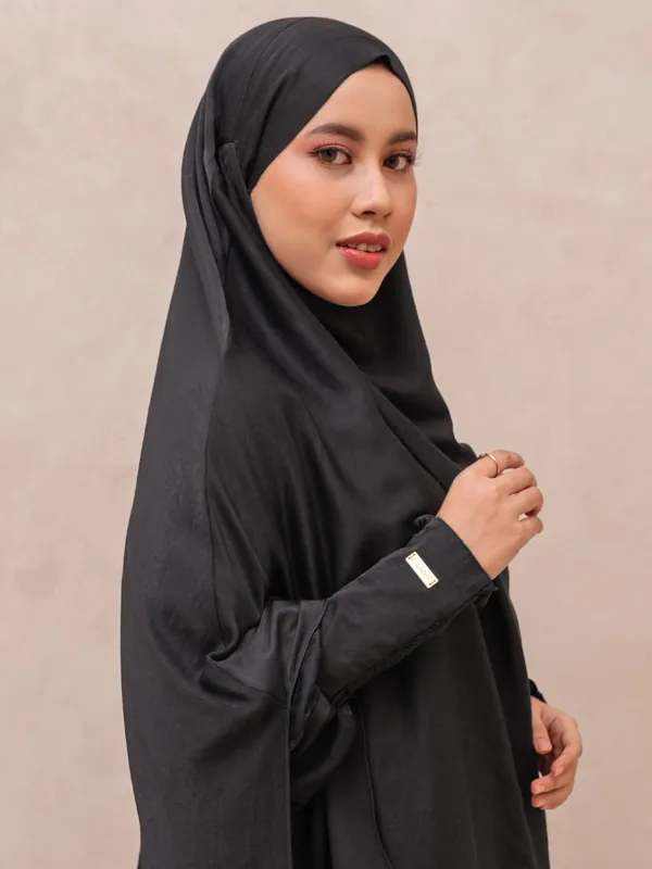 Saqqina Hijab - Aluna Abaya (Abaya Dress Haji dan Umrah) Muslim Gamis Wanita Outer (Bahan Bonanza Super Premium / Anti Uv) — foto 5