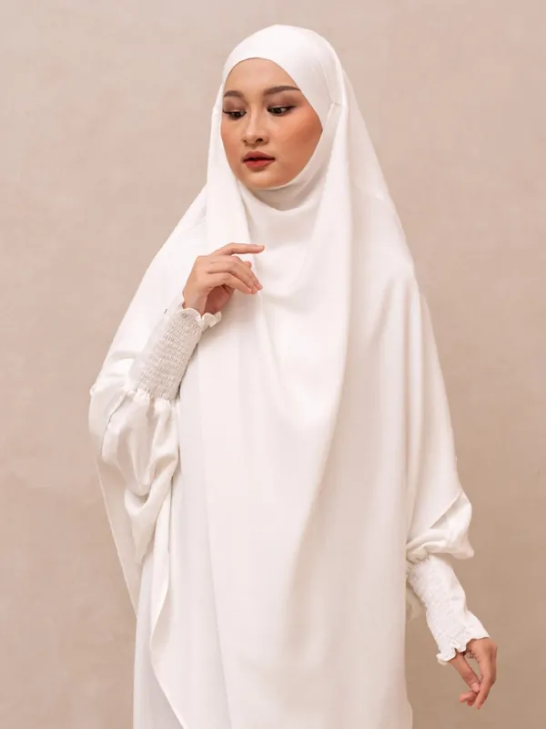 Saqqina Hijab - Aluna Abaya (Abaya Dress Haji dan Umrah) Muslim Gamis Wanita Outer (Bahan Bonanza Super Premium / Anti Uv) — foto 7