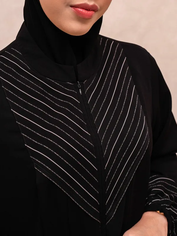 Saqqina Hijab - Rania Abaya (Abaya Dress Haji dan Umrah) Muslim Gamis Wanita Outer (Bahan Bonanza Super Premium / Anti Uv) — foto 4