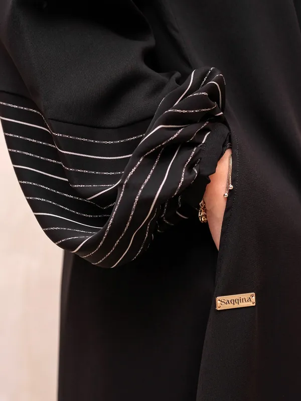 Saqqina Hijab - Rania Abaya (Abaya Dress Haji dan Umrah) Muslim Gamis Wanita Outer (Bahan Bonanza Super Premium / Anti Uv) — foto 5