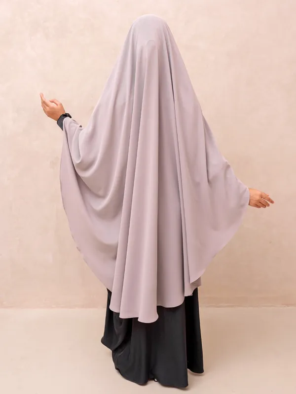 Saqqina Hijab - Elvara French Khimar ( Jilbab Syari Khimar Haji dan Umrah Bahan Cordoba / Airflow Super Premium) - Anti Uv — foto 5