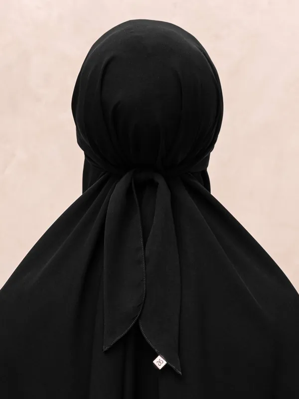 Saqqina Hijab - Khayra French Khimar ( Jilbab Syari Khimar Haji dan Umrah Bahan Bonanza / Airflow Super Premium) - Anti Uv — foto 5