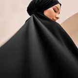 Saqqina Hijab - Nayara French Khimar ( Jilbab Syari Khimar Haji dan Umrah Bahan Bonanza / Airflow Super Premium) - Anti Uv thumbnail 3