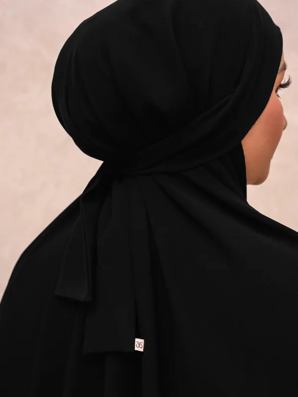 Saqqina Hijab - Nayara French Khimar ( Jilbab Syari Khimar Haji dan Umrah Bahan Bonanza / Airflow Super Premium) - Anti Uv — foto 5